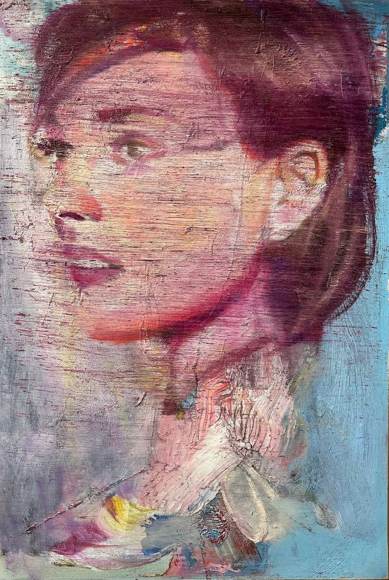 Original  Painting by janos huszti