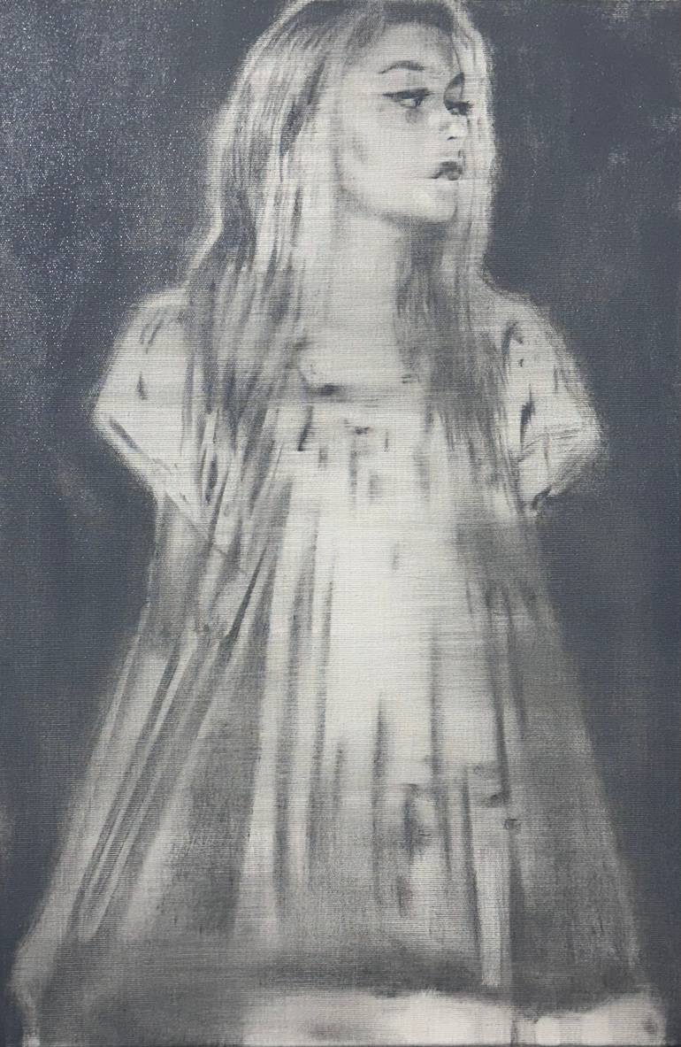 Original  Painting by janos huszti