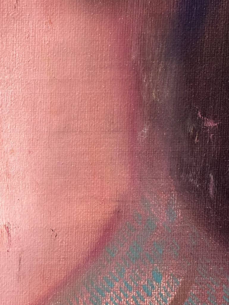 Original Conceptual People Painting by Janos Huszti