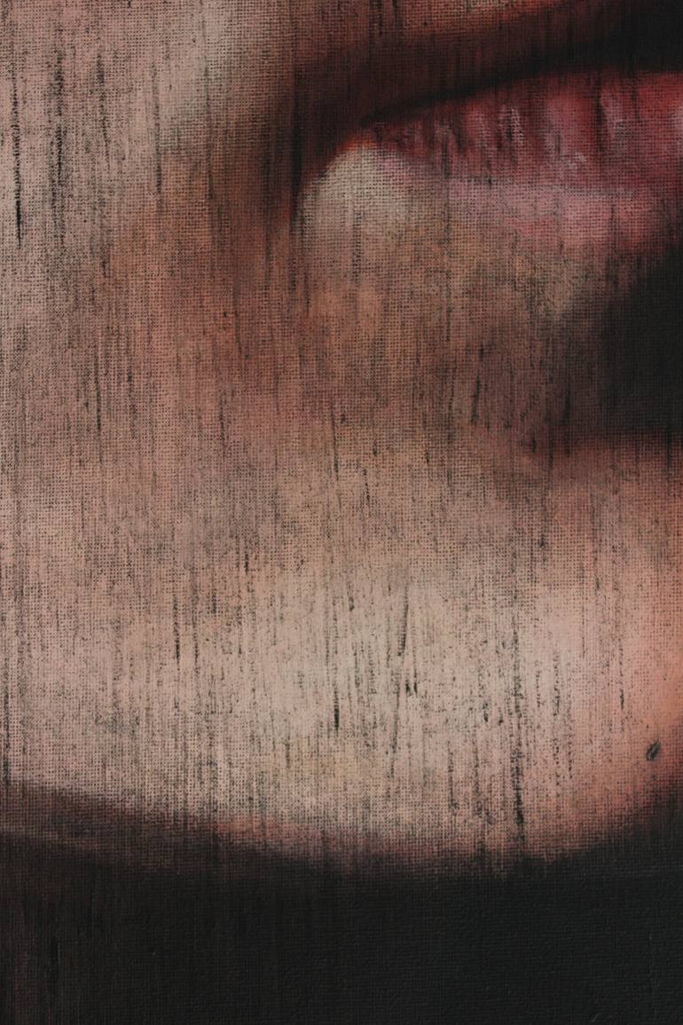 Original Conceptual People Painting by Janos Huszti