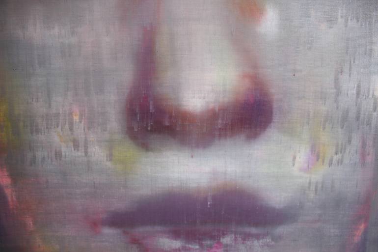 Original Conceptual People Painting by Janos Huszti