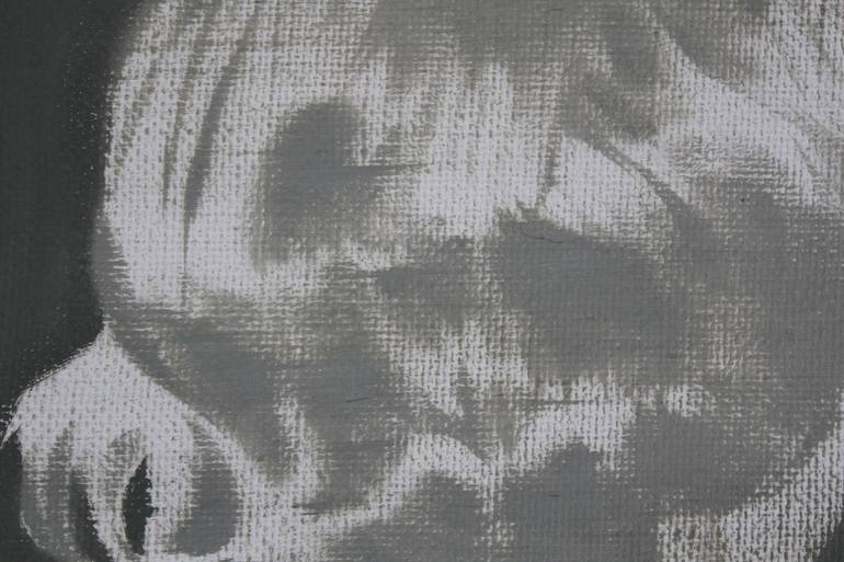 Original Conceptual Women Painting by Janos Huszti