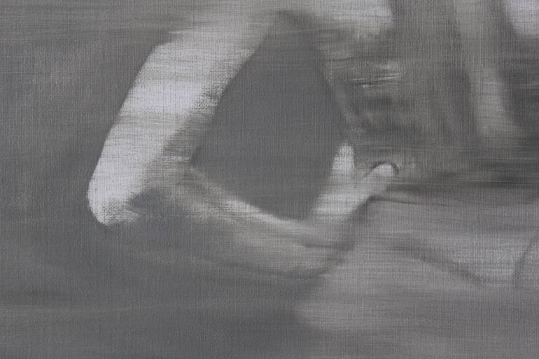 Original Conceptual People Painting by Janos Huszti
