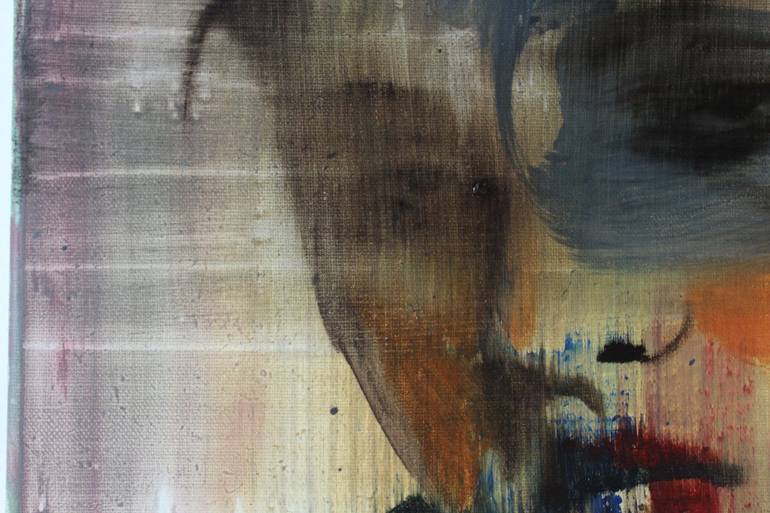 Original Conceptual People Painting by Janos Huszti