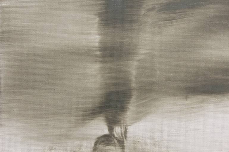 Original Conceptual Portrait Painting by Janos Huszti