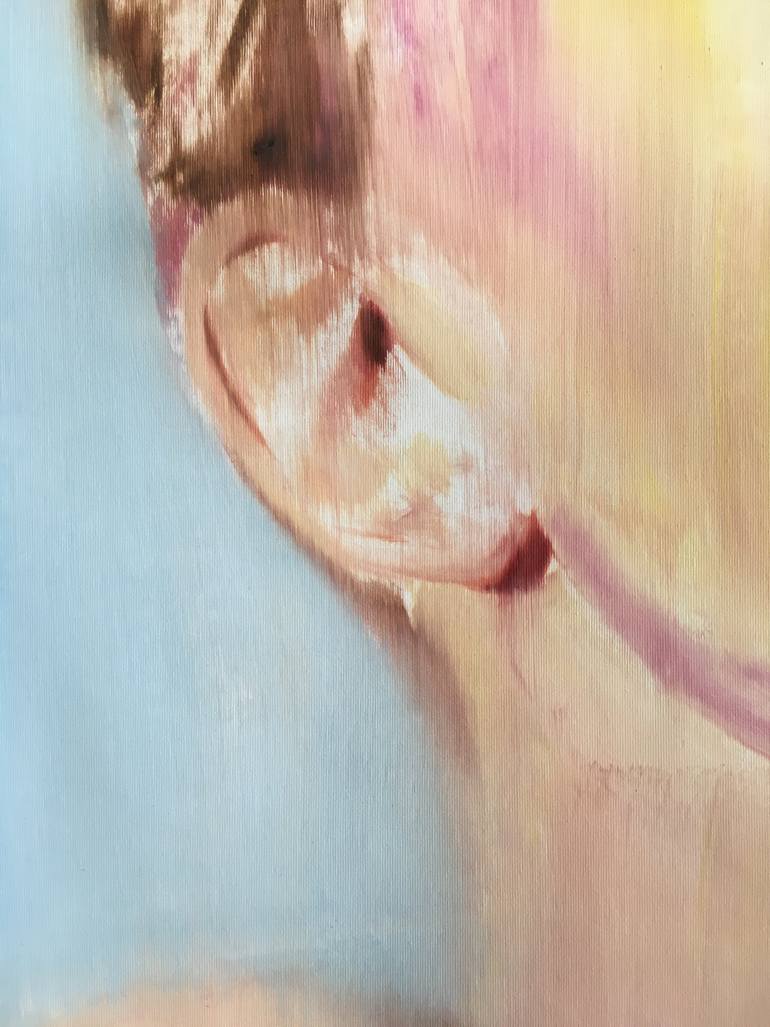 Original Conceptual People Painting by Janos Huszti