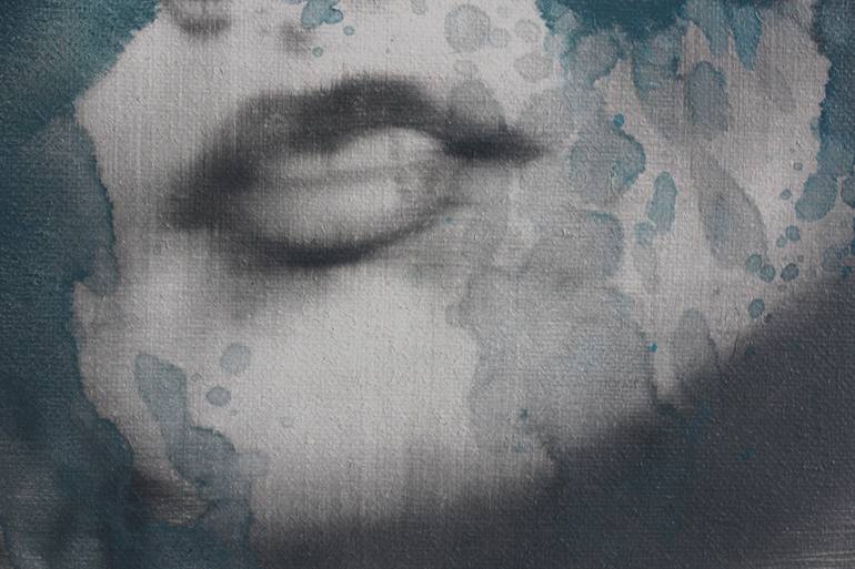 Original Conceptual People Painting by Janos Huszti