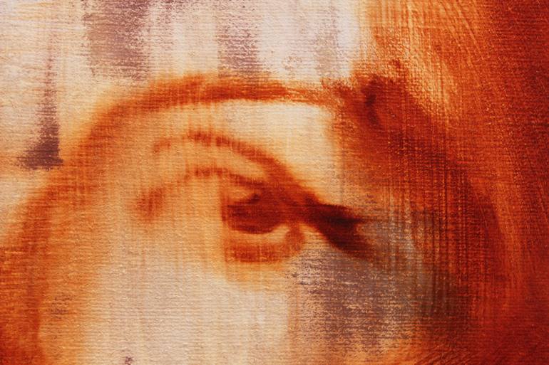 Original Conceptual People Painting by Janos Huszti