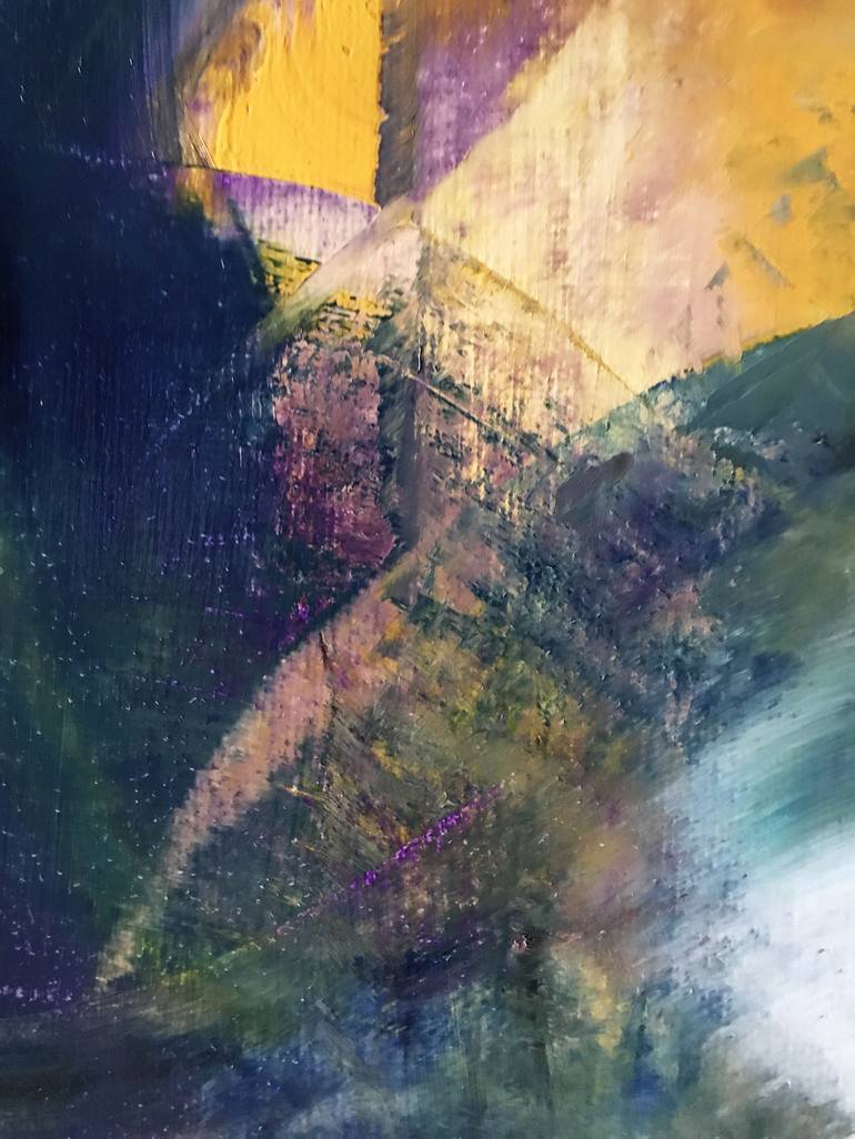 Original Conceptual People Painting by Janos Huszti