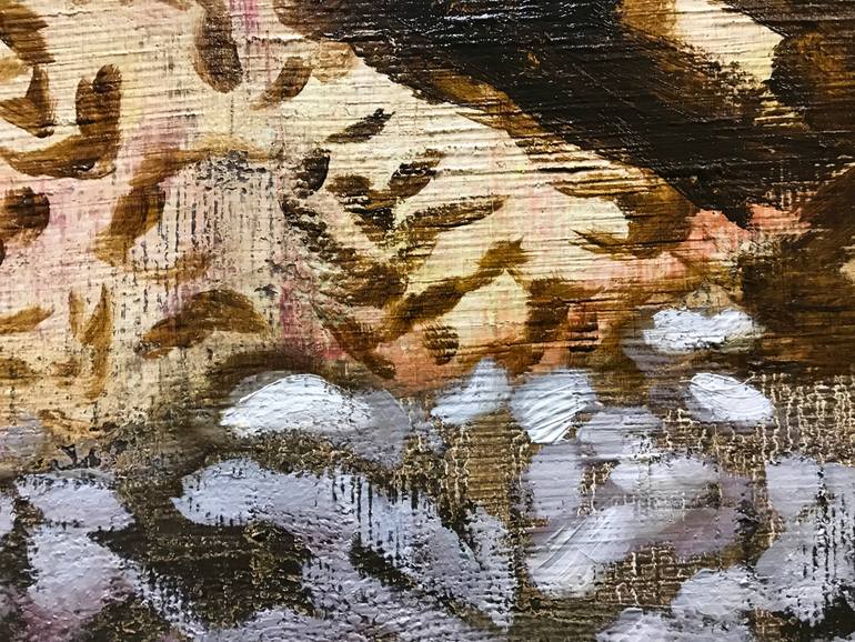Original Conceptual People Painting by Janos Huszti