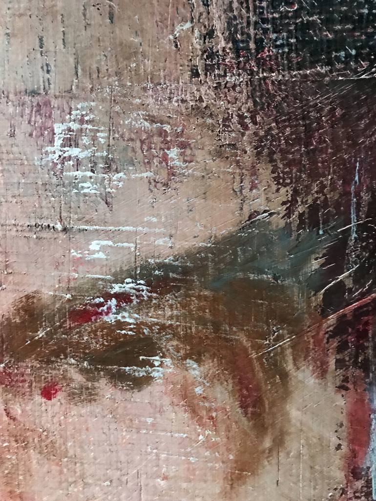 Original Conceptual People Painting by Janos Huszti