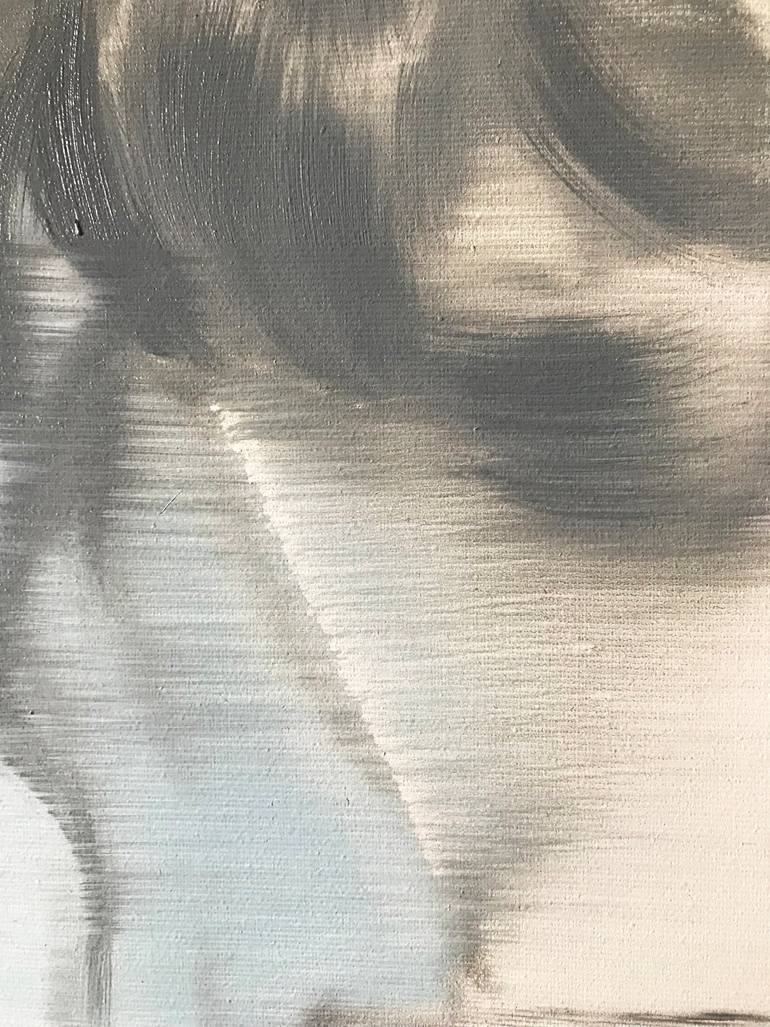 Original Conceptual People Painting by Janos Huszti