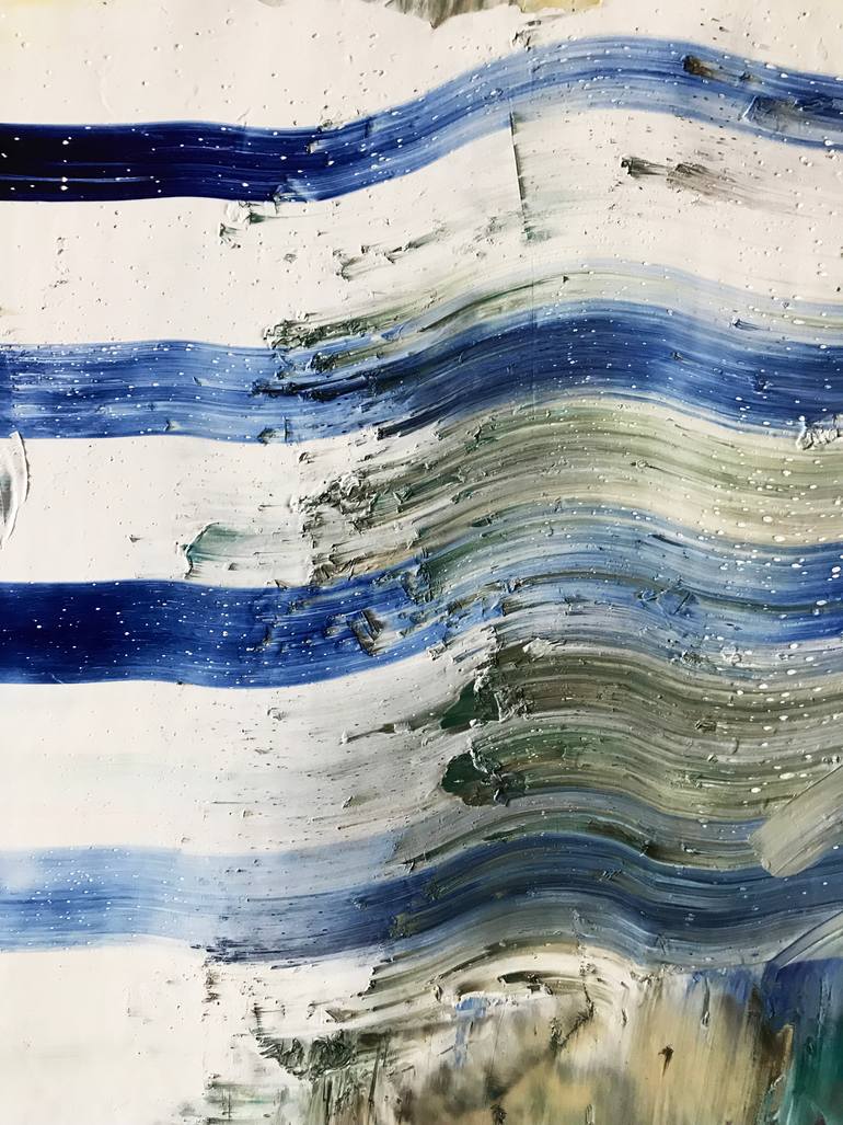 Original Conceptual People Painting by Janos Huszti