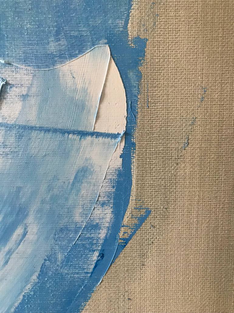 Original Conceptual People Painting by Janos Huszti