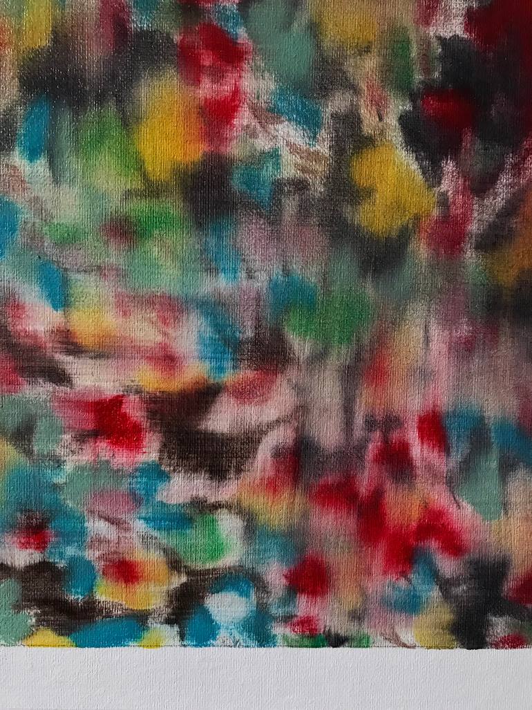 Original Conceptual People Painting by Janos Huszti