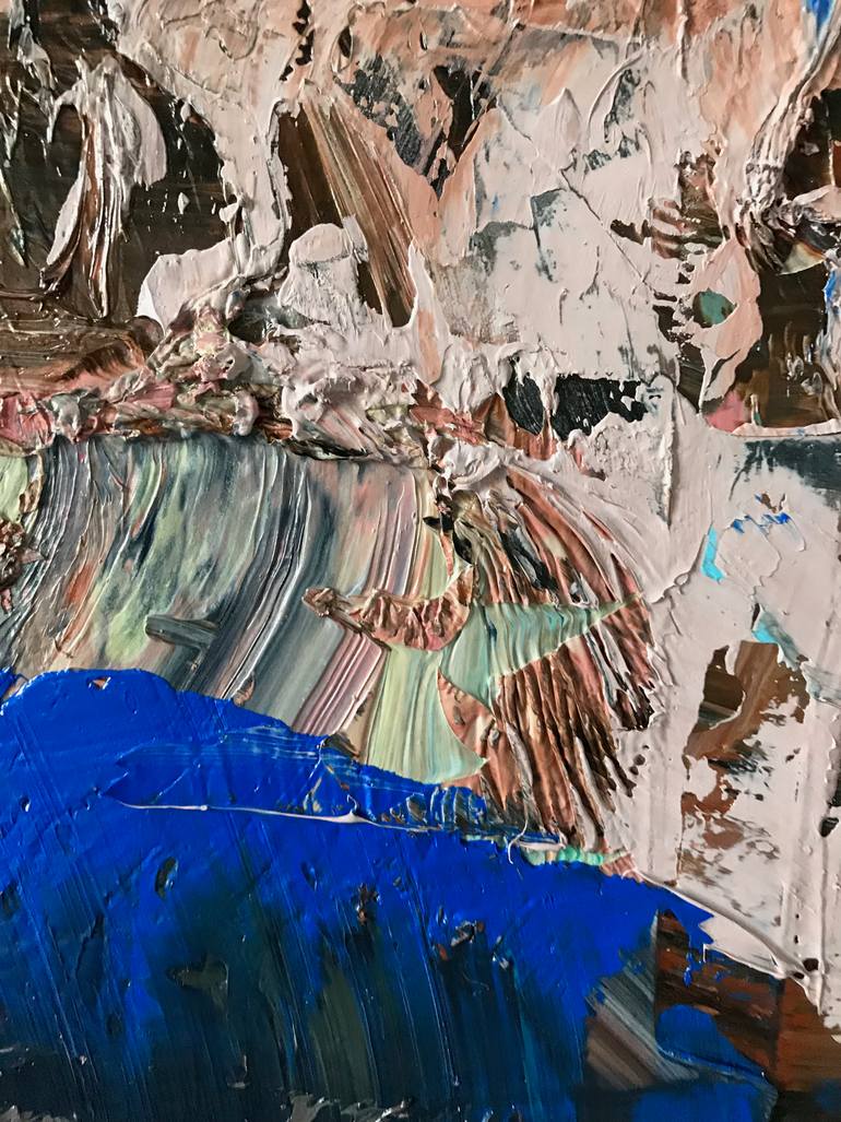 Original Conceptual People Painting by Janos Huszti