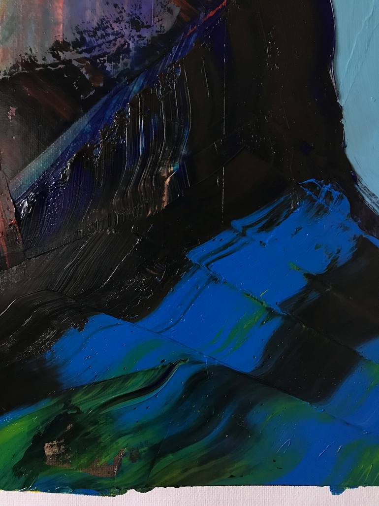 Original Conceptual People Painting by Janos Huszti