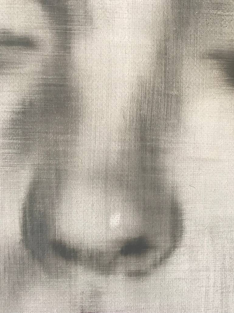 Original Conceptual People Painting by Janos Huszti