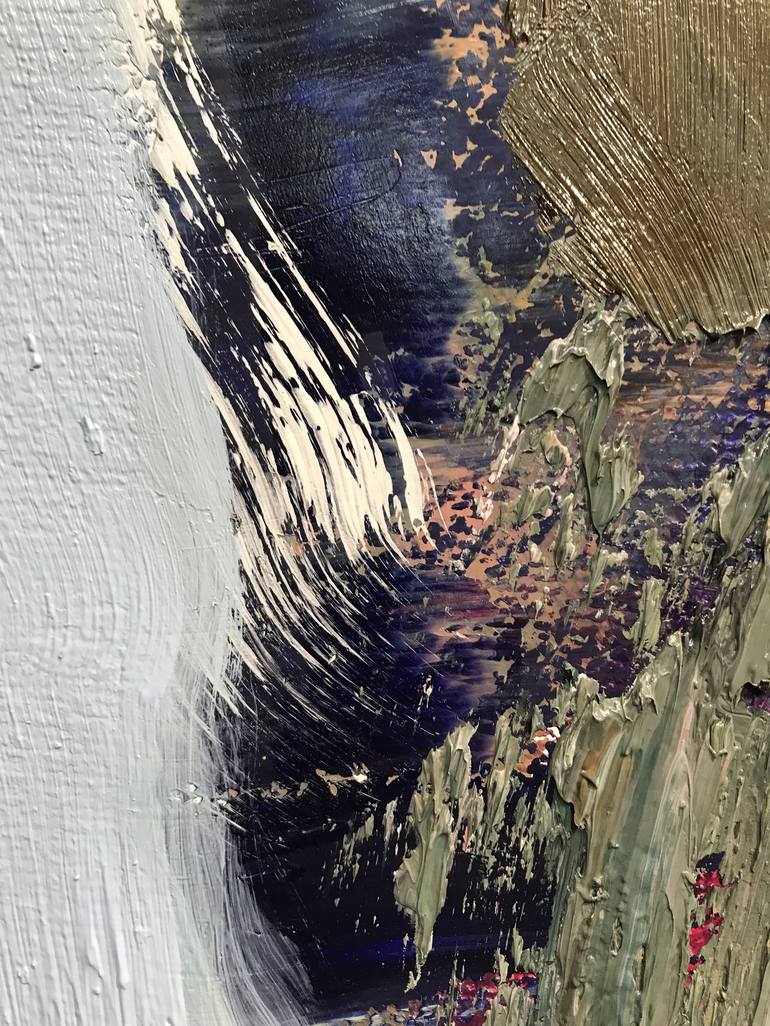 Original Conceptual Portrait Painting by JáNos Huszti