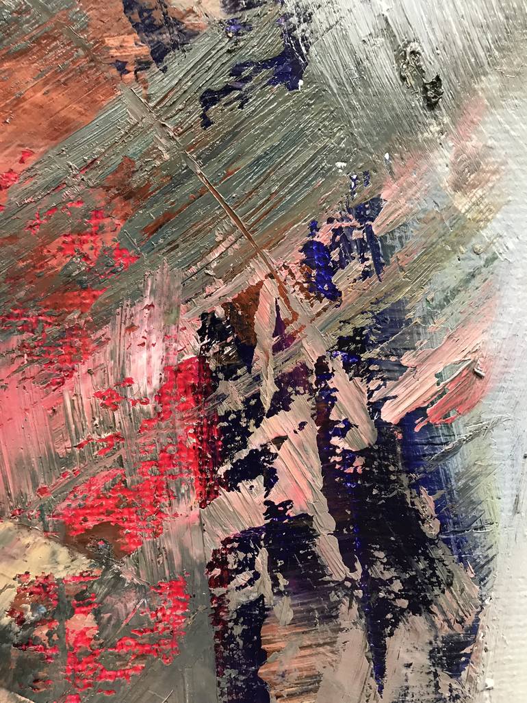 Original Conceptual Portrait Painting by JáNos Huszti