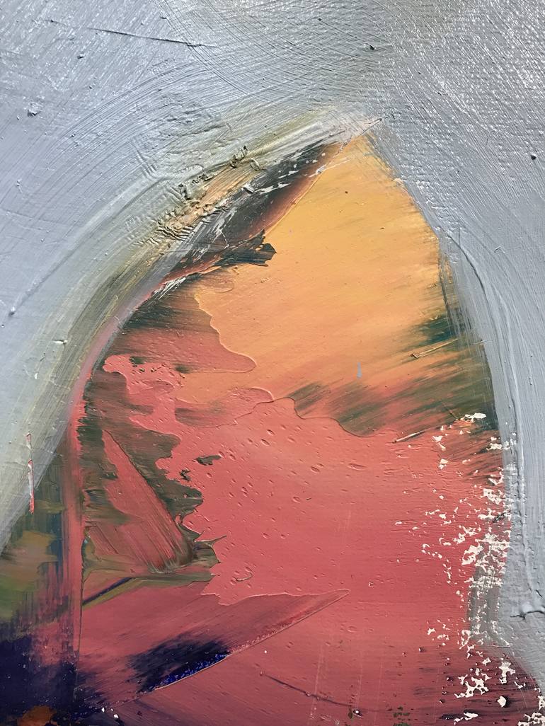 Original Conceptual Portrait Painting by JáNos Huszti