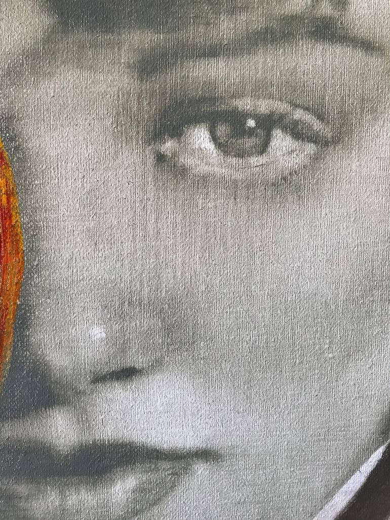Original Conceptual People Painting by Janos Huszti
