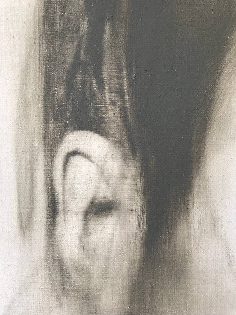 Original Conceptual People Painting by Janos Huszti