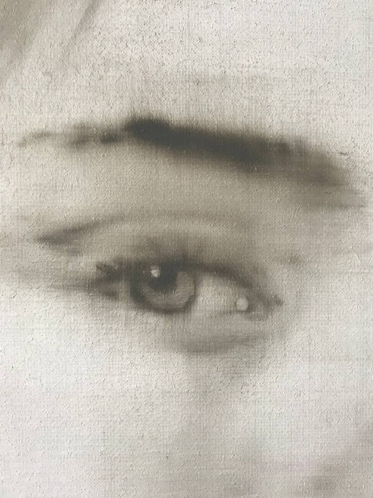 Original Conceptual People Painting by Janos Huszti