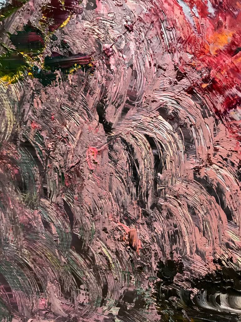 Original Conceptual People Painting by Janos Huszti