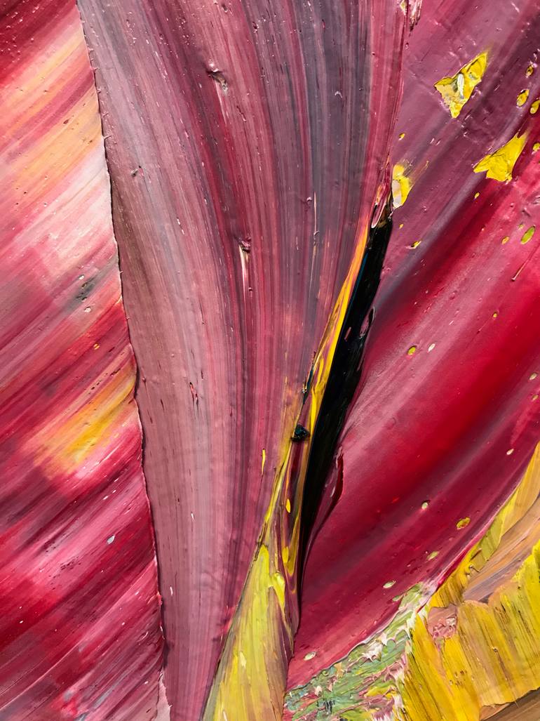 Original Conceptual People Painting by Janos Huszti