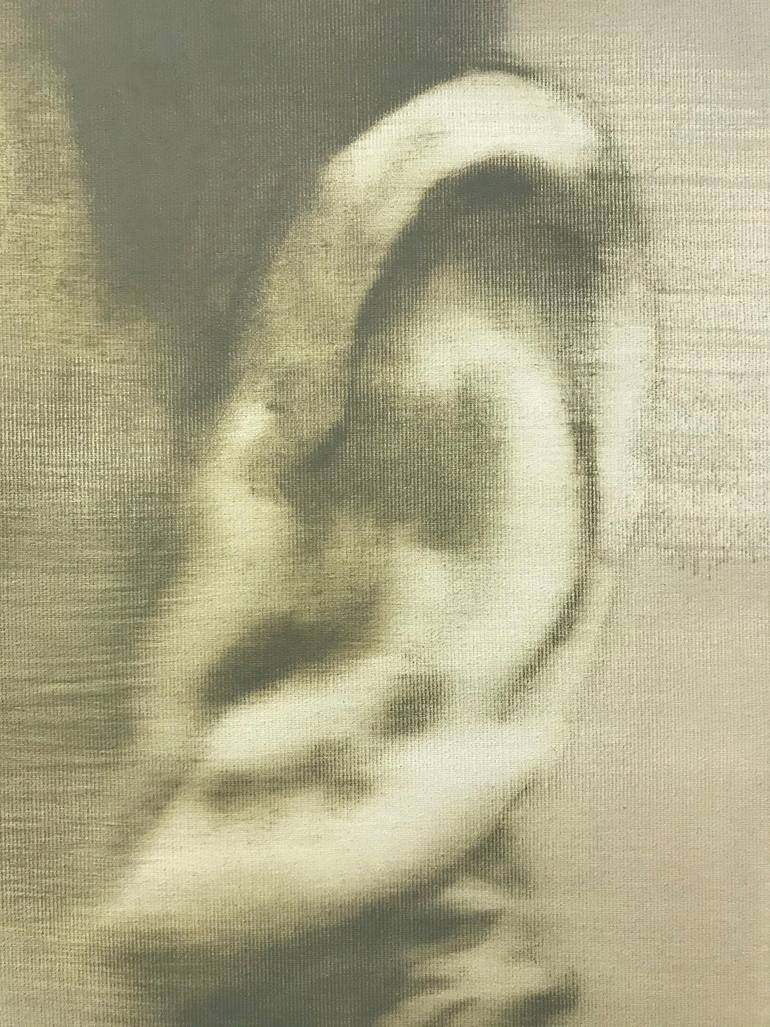 Original Conceptual People Painting by Janos Huszti