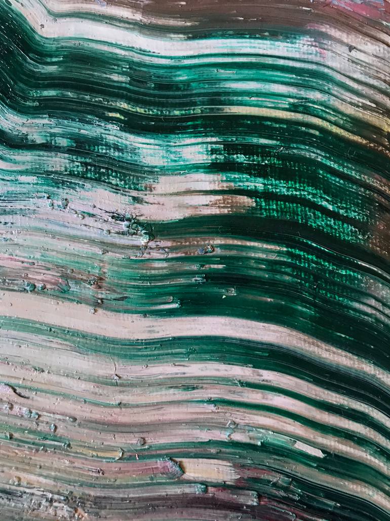 Original Expressionism Abstract Painting by Janos Huszti