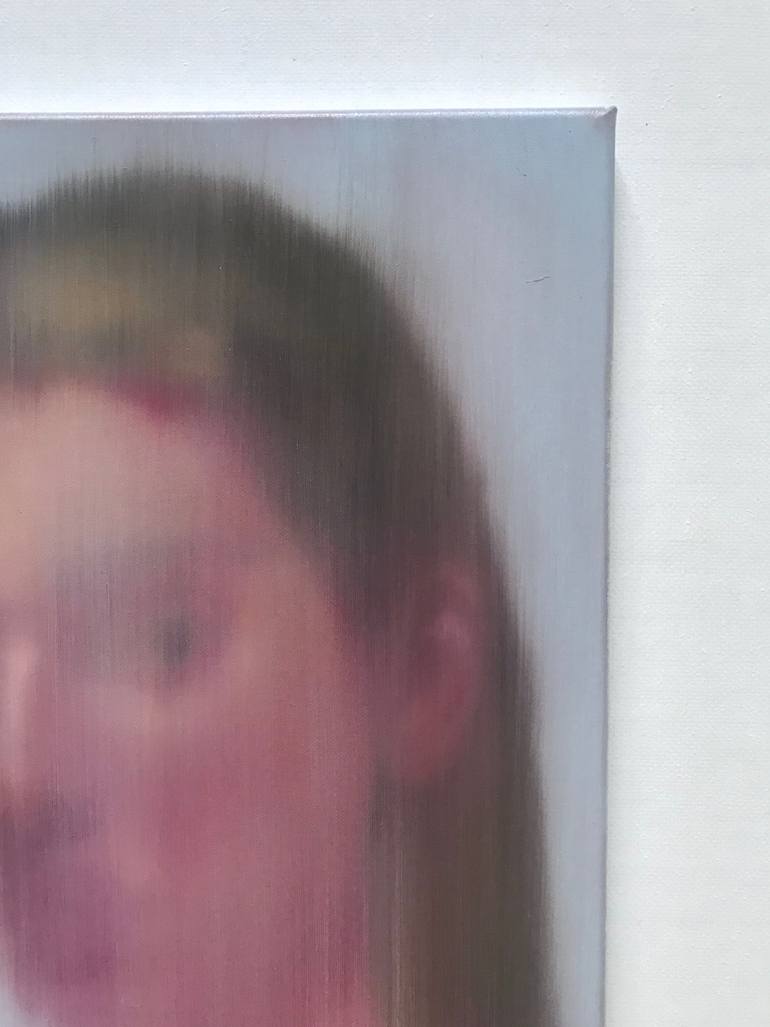 Original Portraiture People Painting by Janos Huszti