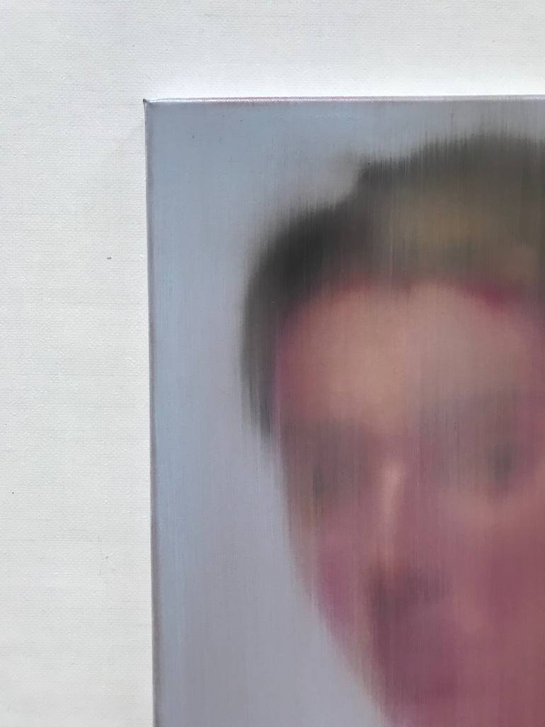 Original Portraiture People Painting by Janos Huszti