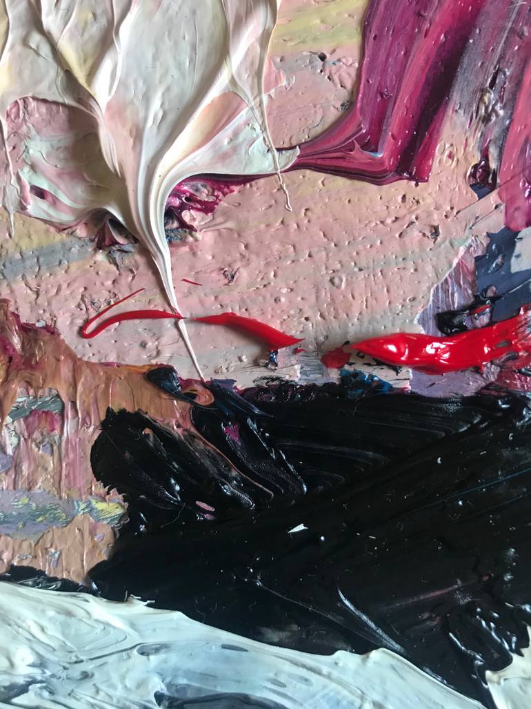 Original Conceptual Humor Painting by Janos Huszti