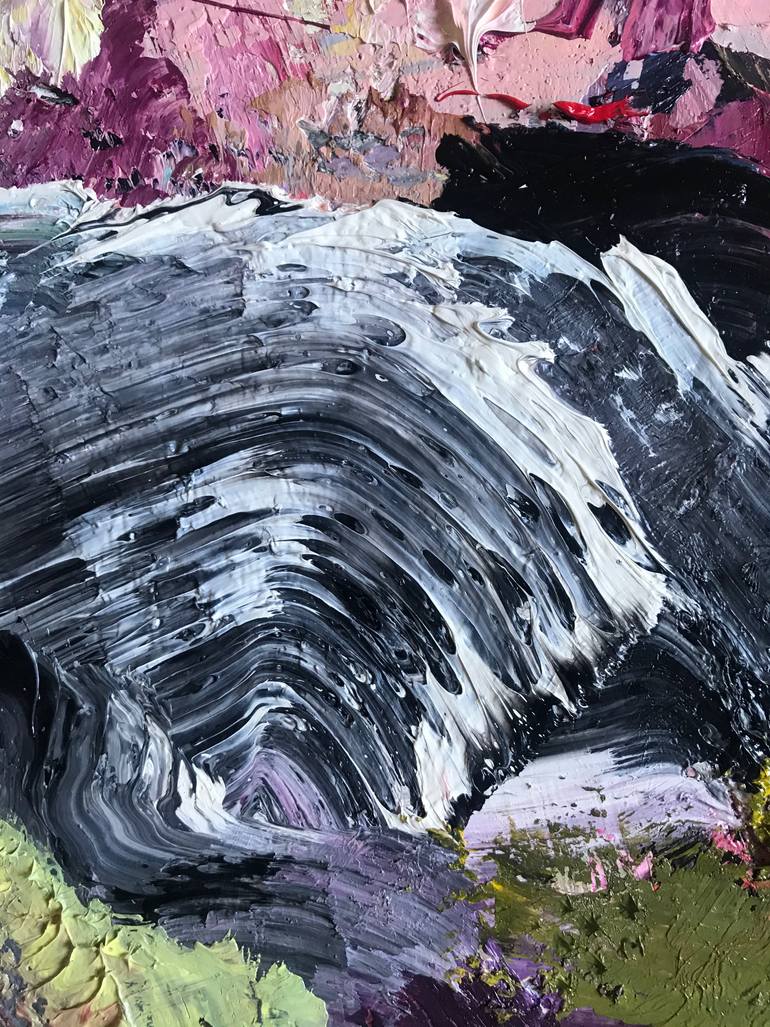 Original Conceptual Humor Painting by Janos Huszti