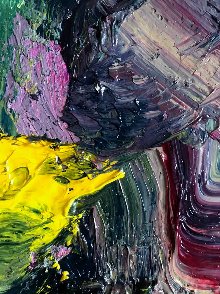 Original Conceptual Humor Painting by Janos Huszti