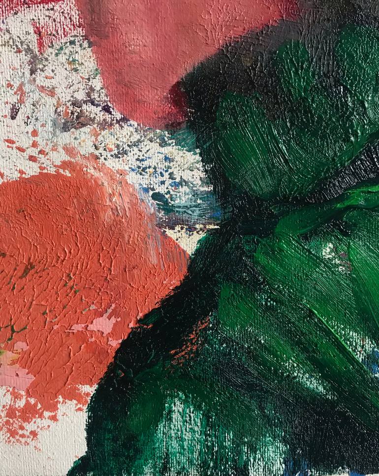 Original Conceptual People Painting by Janos Huszti