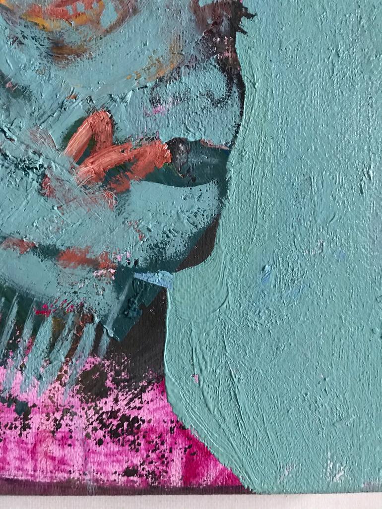 Original Figurative People Painting by Janos Huszti