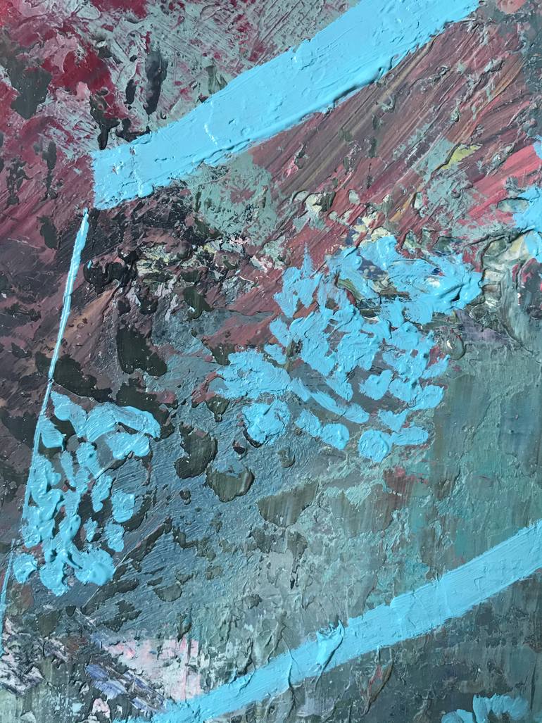 Original Conceptual People Painting by Janos Huszti