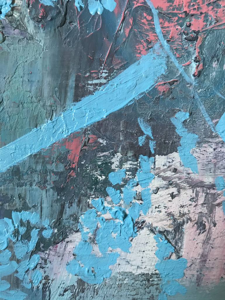 Original Conceptual People Painting by Janos Huszti