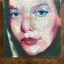 Portrait of a young woman.
Oil on canvas
80x80x4 cm
Ships in a crate.