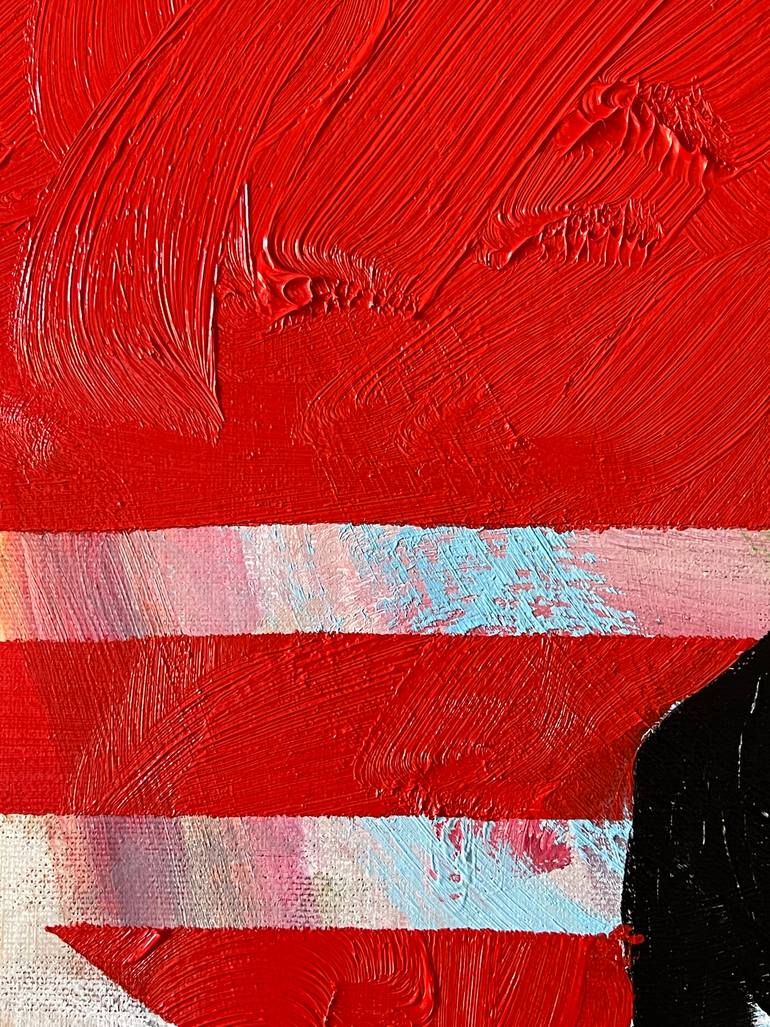 Original Conceptual Pop Culture/Celebrity Painting by Janos Huszti