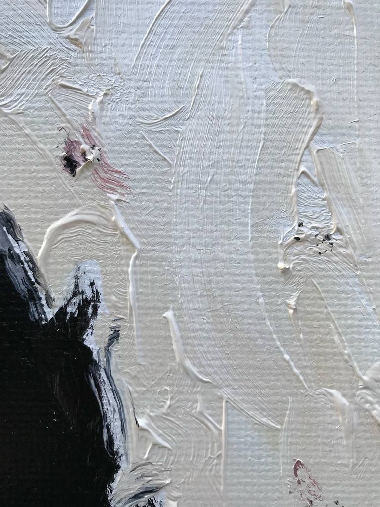 Original Conceptual People Painting by Janos Huszti