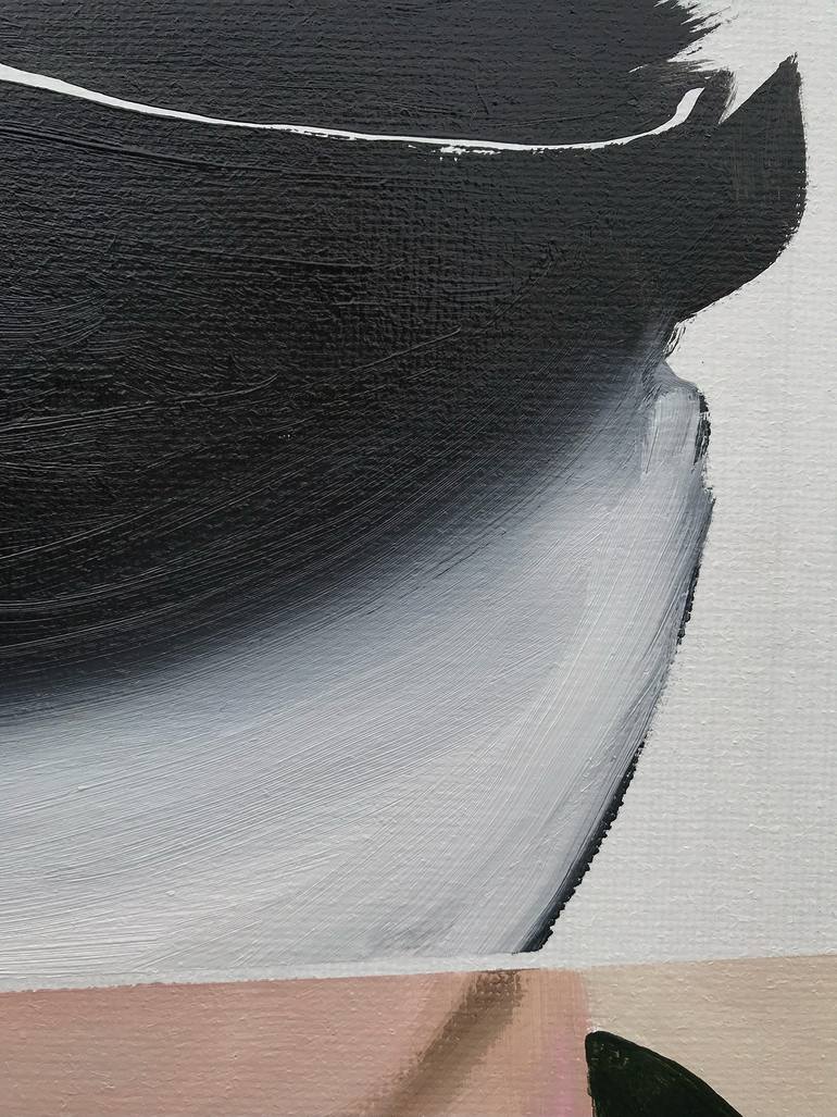 Original Conceptual People Painting by Janos Huszti