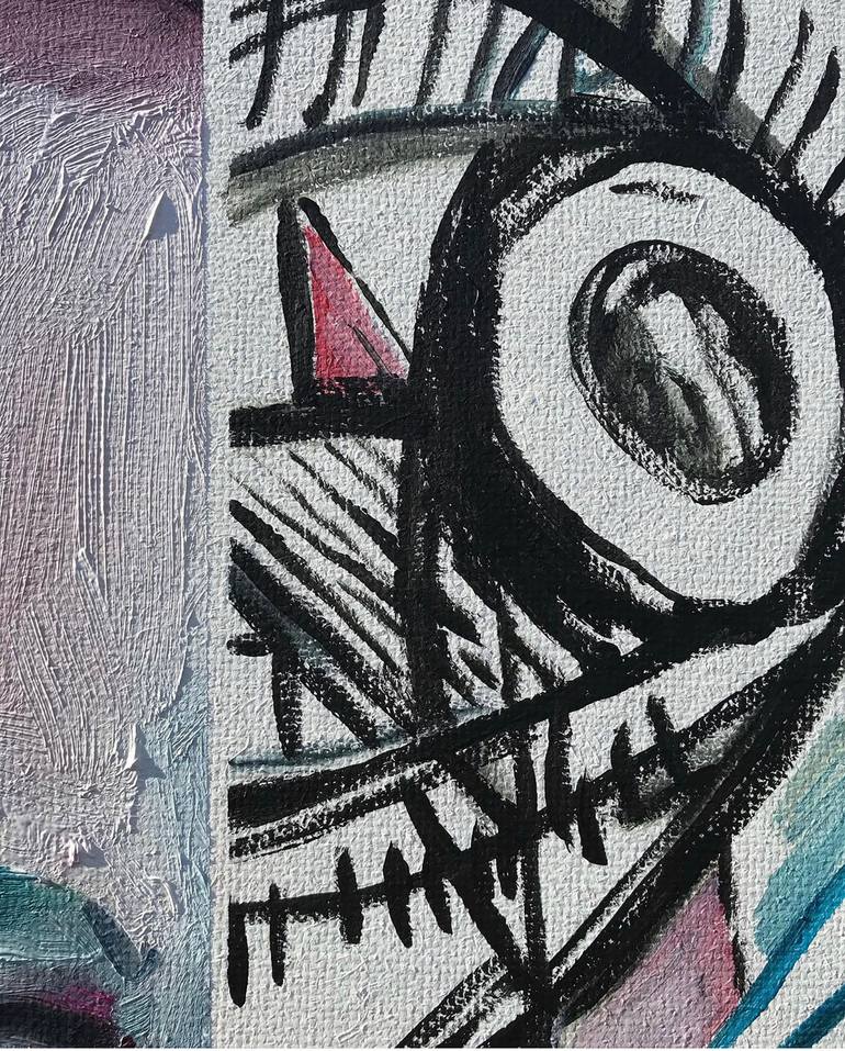 Original Figurative People Painting by Janos Huszti