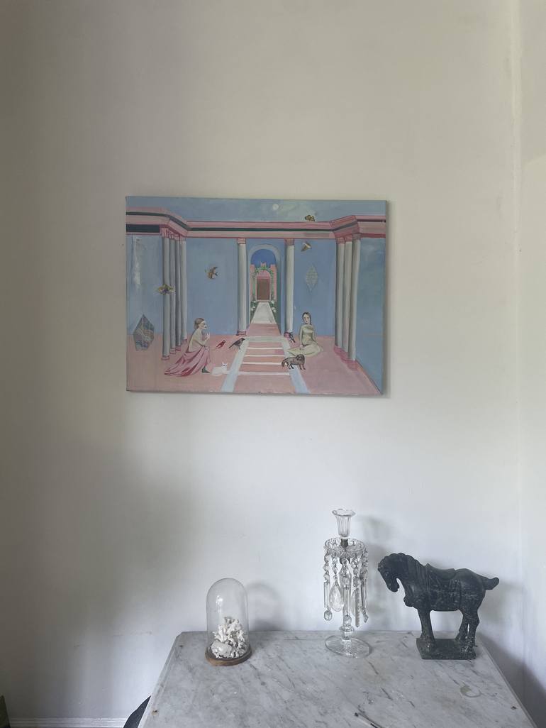 Original Figurative Architecture Painting by DAISY Clarke