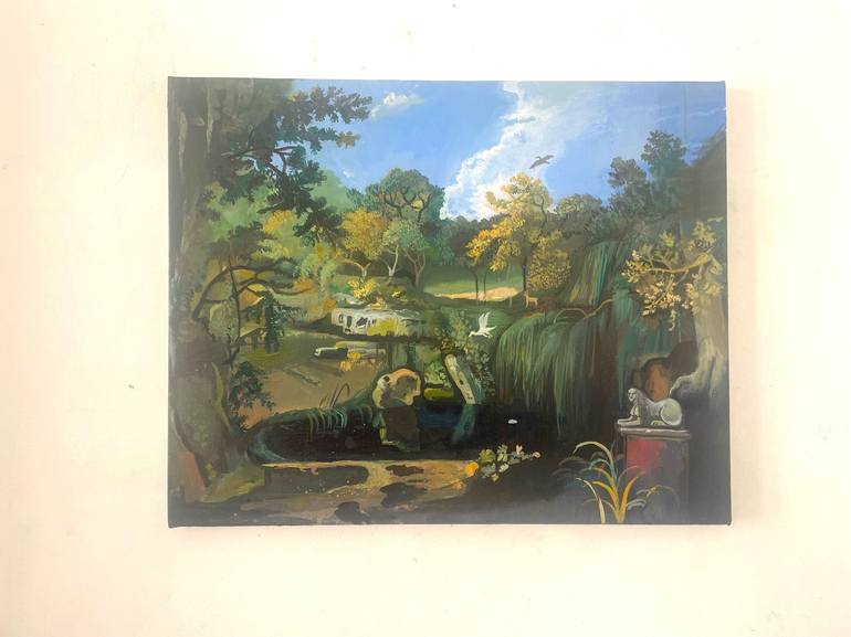 Original Figurative Landscape Paintings by Daisy Clarke