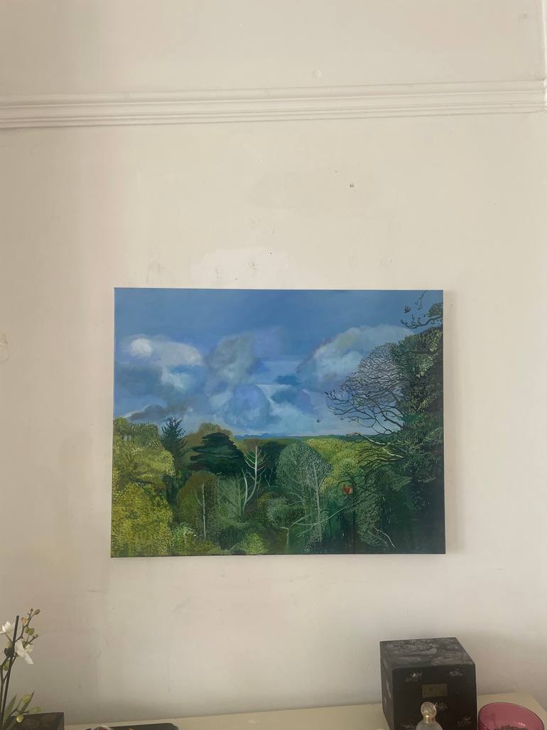 Original Figurative Landscape Painting by Daisy Clarke