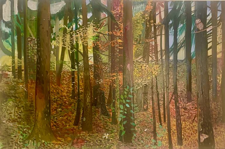 Original Figurative Landscape Painting by Daisy Clarke